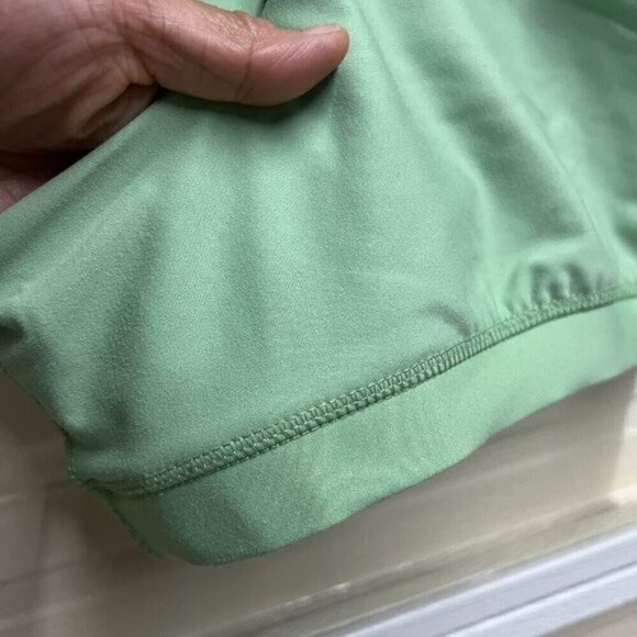 WeWoreWhat Revolve Athletic High Neck Racerback Sports Bra SMALL Fair Green - Picture 5 of 6